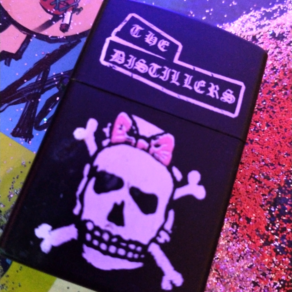 Vintage The Distillers LIGHT UP NEW BAND PUNK Rare
